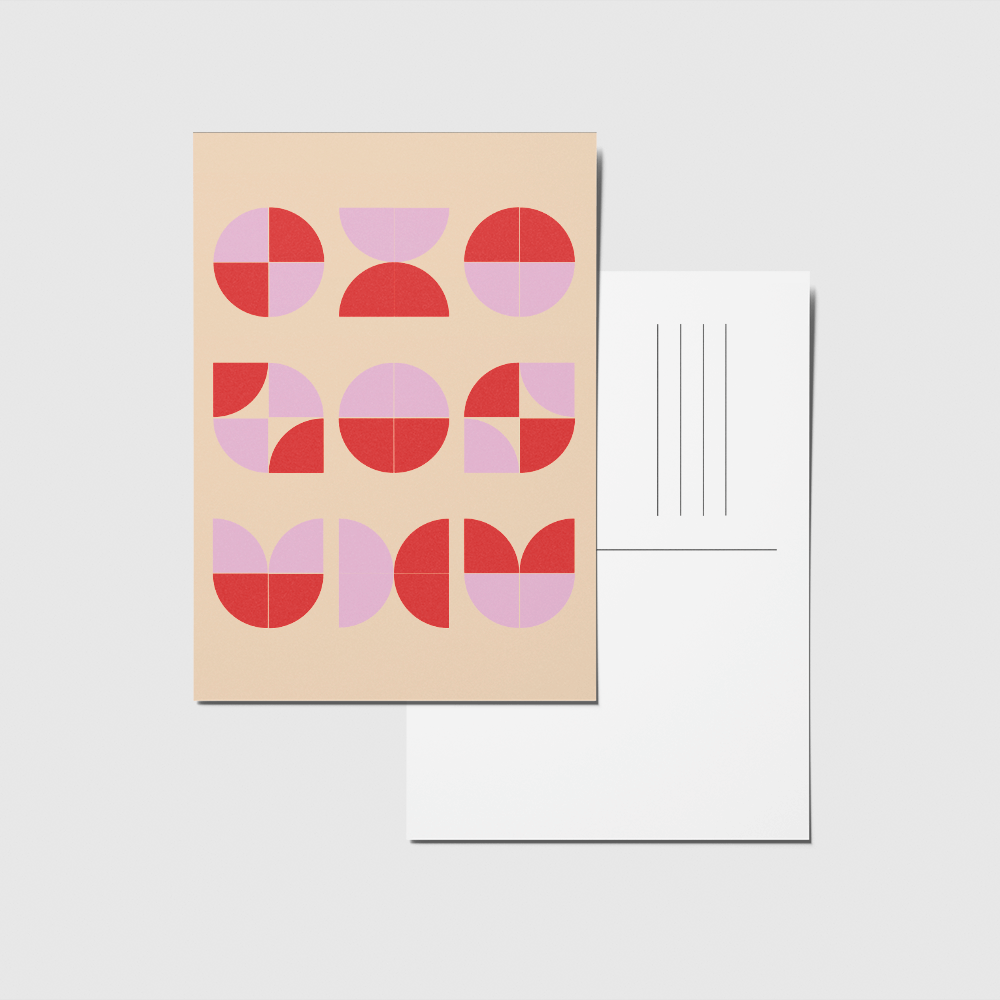 Design Karte Postkarte Sakura Vorder-Rückseite Love for Design Studio